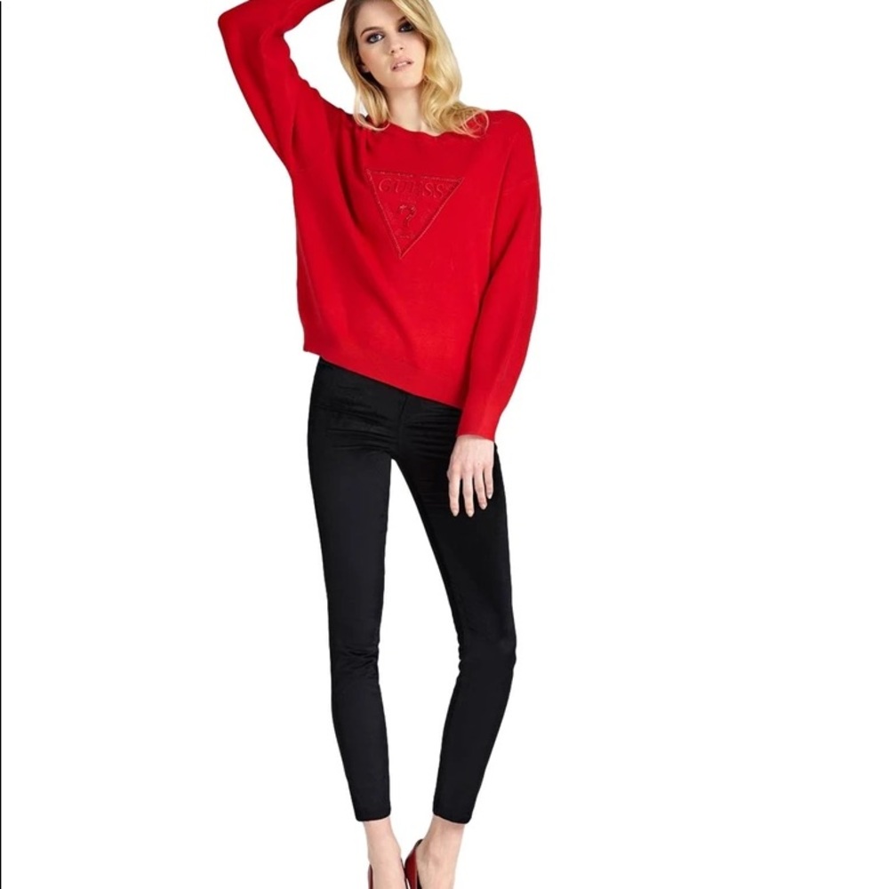 Guess 1981 Velvet-Look Skinny Pants